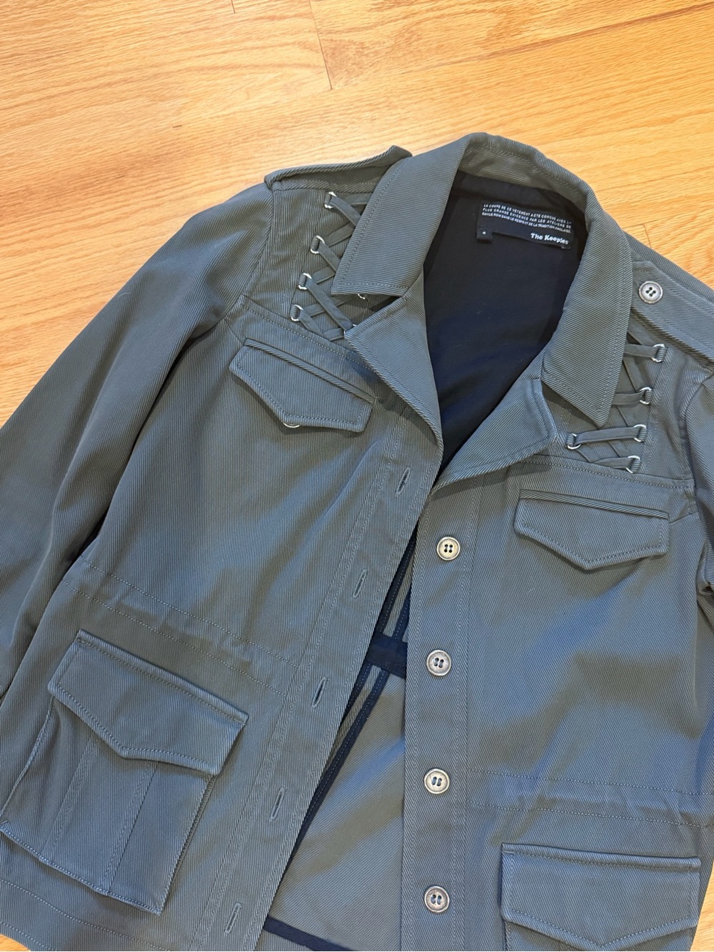 Kooples Utility Button Front Jacket - Picture 2 of 5